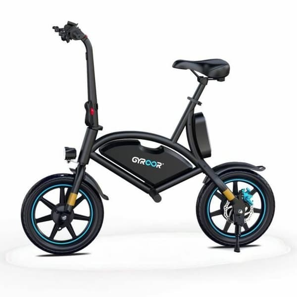 Elcykel Gyroor Svart 350 W 7,8 ah 14"