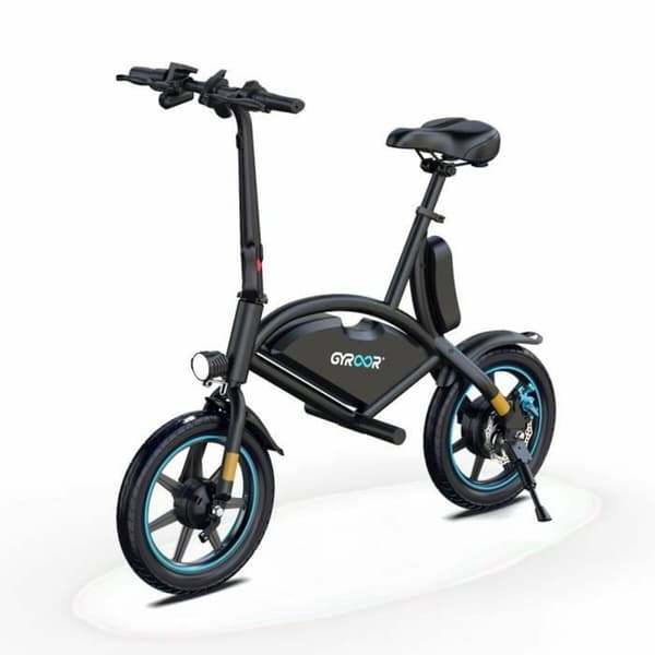 Elektrisk sykkel Gyroor Svart 350 W 7,8 ah 14"