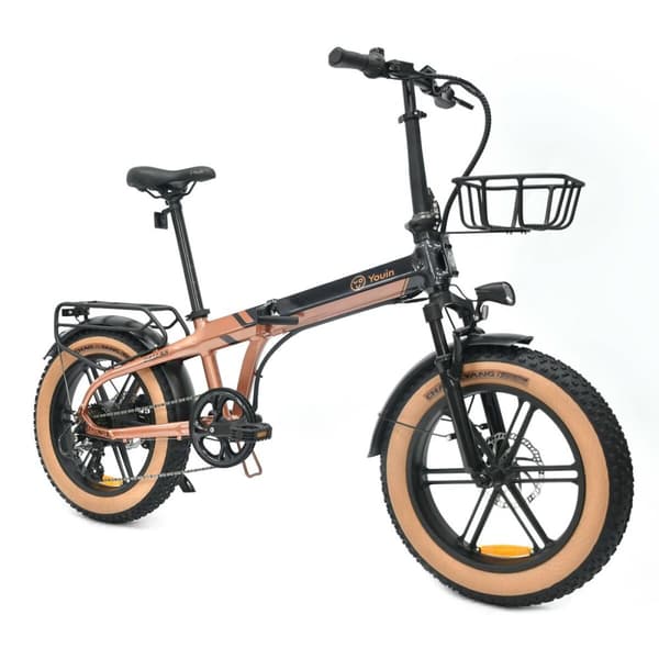 Elektrisk cykel Youin BK1650 DALLAS Sort Kaffe 250 W 20"