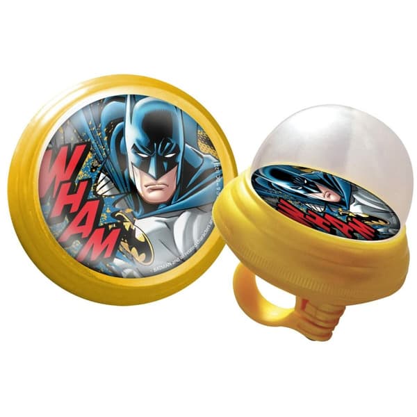 Ringeklokke til børnecykel Batman CZ10965 Gul