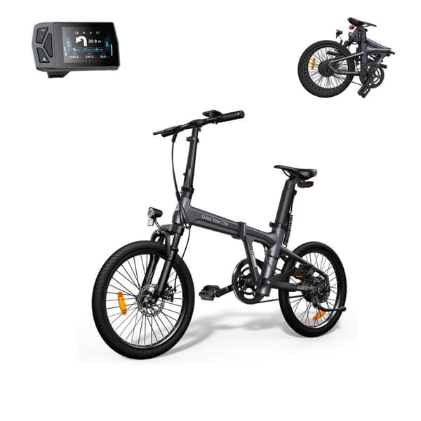 Sähköpyörä Xiaomi ADO Air 20S Harmaa 10000 mAh 20" 100 Km