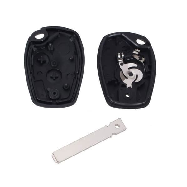 OGGIPRO Boitier de clé 2 Boutons sans Lame Compatible avec Renault Clio OGGIPRO Boitier de clé 2 Boutons sans Lame Compatible avec Renault Clio