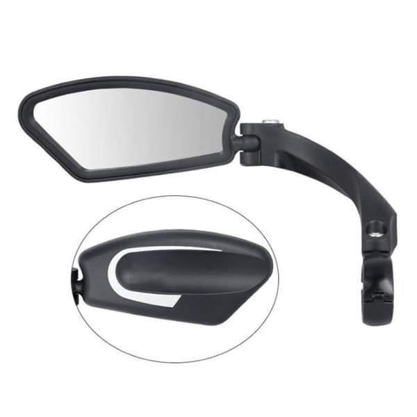 Cykelbackspegel - Ej specificerad - Modell ej specificerad - 360° synvinkel - Svart - Aluminiumlegering