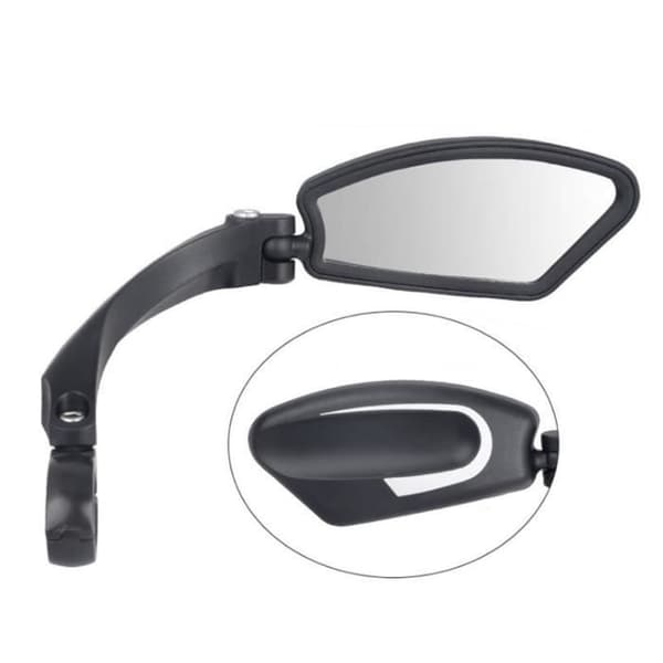 Cykelbackspegel - Ej specificerad - Modell ej specificerad - 360° synvinkel - Svart - Aluminiumlegering