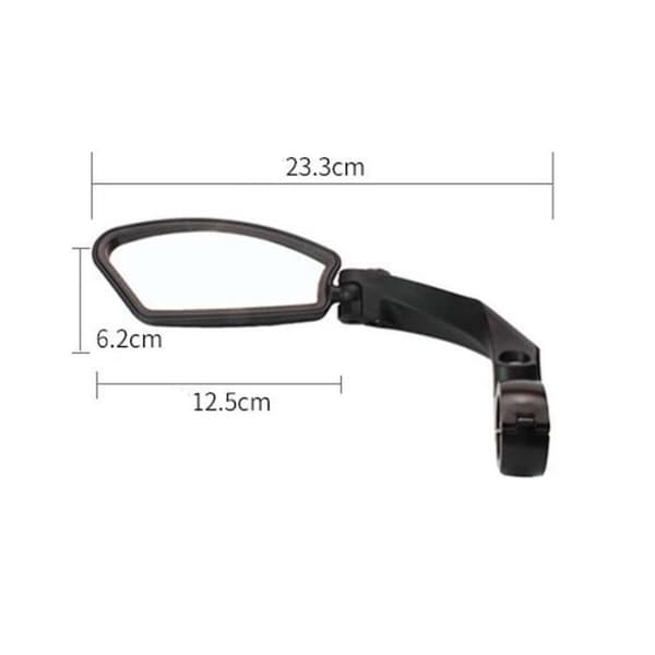 Paket med 2 cykelbackspeglar - Backspälar för elcyklar och motorcyklar (1 st vänster och 1 st höger)