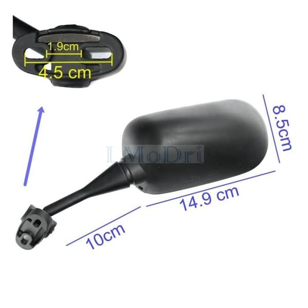 par universell backspegel anpassningsbar sportmotorcykel skoter honda cbr kawasaki zxr ninja ...