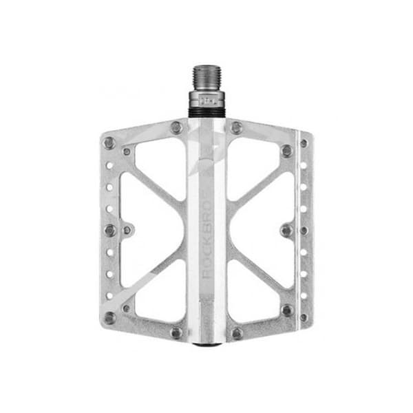 Cykelpedaler i aluminium med silverstift Rockbros (2017-12AS)