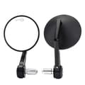 Miniatyrbillede 1 af 2: Motorcykelstyremirror, 360-graders justering, universel pasform til 7/8” styr,Rund