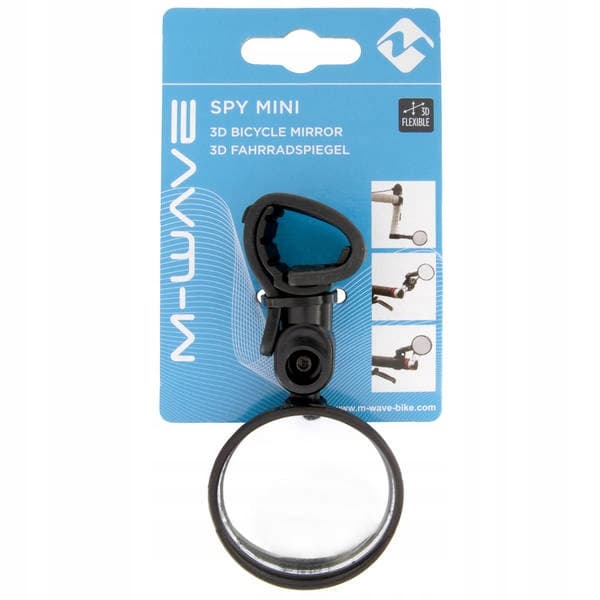 M-WAVE SPY MINI KORT CYKELSPEJL 46 MM