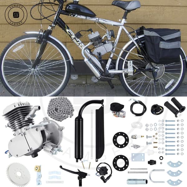 50/80/100cc 2-tahtimoottorin polkupyörän moottorisarja - Tee se itse sähköinen maasto-taskupyörän moottori