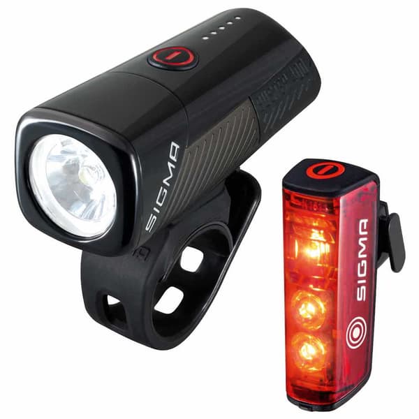 Sigma For-og Baglygtesæt 400 Fl & Blaze Flash Sort 400 Lumens