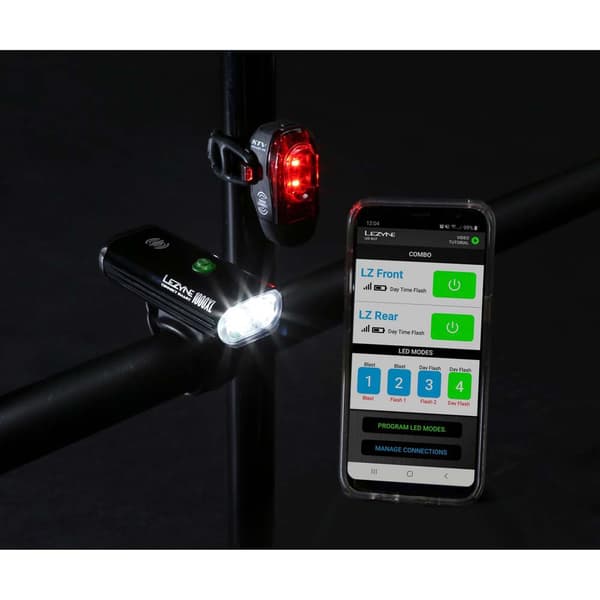 Lezyne Ljus Uppsättning Anslut Drive 1000 Xl/ktv Smart Drive Svart 1000 / 75 Lumens