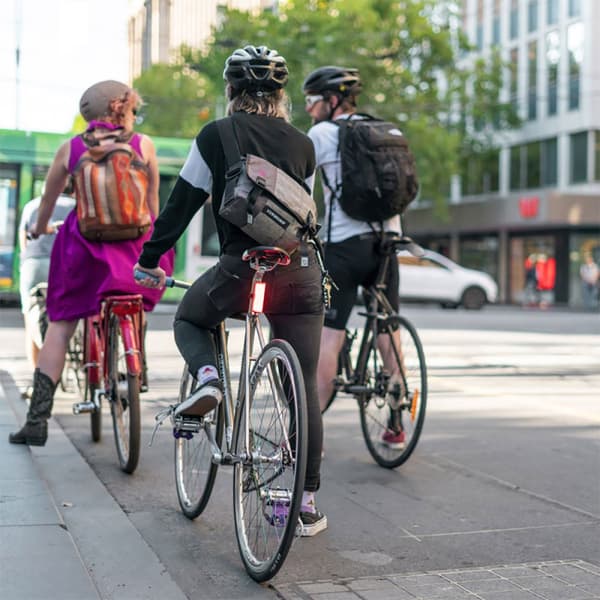 Knog Ljus Uppsättning Cobber Mid Gul,Röd 170/320 Lumens