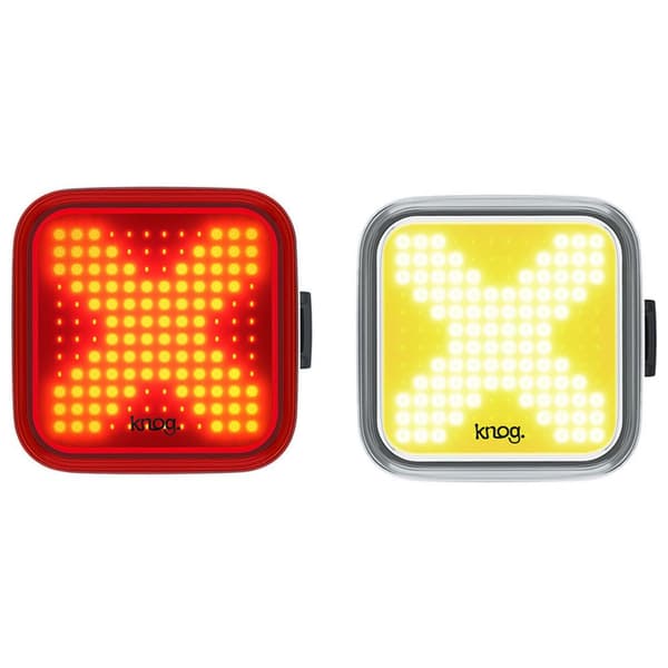 Knog Lys Sæt Blinder X Gul,Rød 200 / 100 Lumens