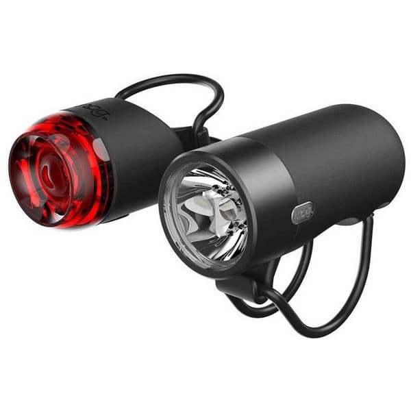 Knog Lys Sæt Plug Sort 250 / 10 Lumens
