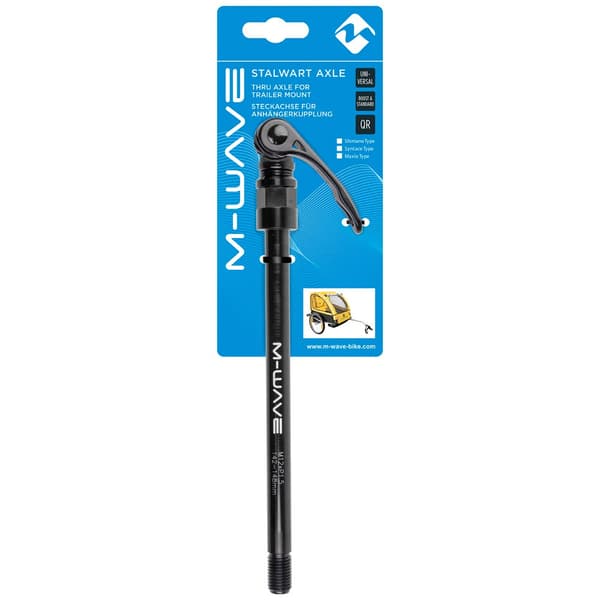 M-wave Stalwart Axle Shimano Rear Musta 12 x 142/148 mm