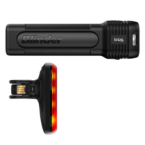 Knog Ljus Uppsättning Blinder 1300 + Blinder R-150 Durchsichtig 1300 / 150 Lumens