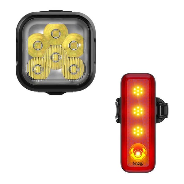 Knog Ljus Uppsättning Blinder 1300 + Blinder R-150 Durchsichtig 1300 / 150 Lumens