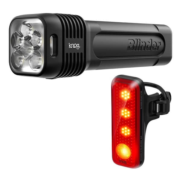 Knog Ljus Uppsättning Blinder 1300 + Blinder R-150 Durchsichtig 1300 / 150 Lumens