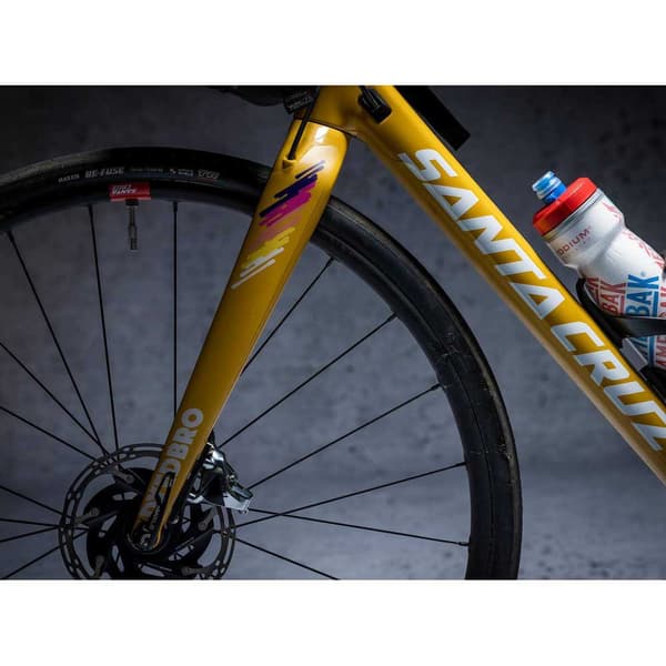 Dyedbro Klistermærker Til Cykelramme 80s Gravel Flerfarvet