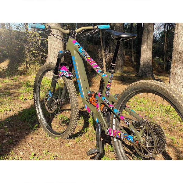 All Mountain Style Pyörän Runko Suojelija Tarrat Freeride Fiesta 2023 Monivärinen