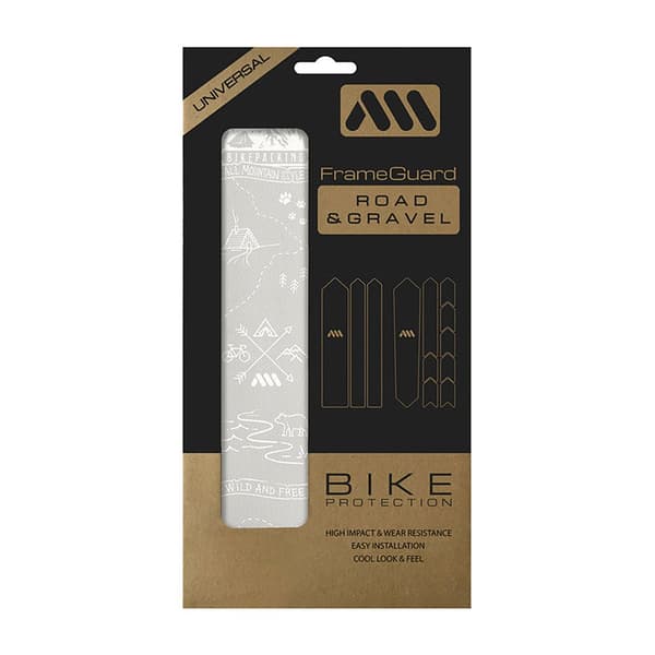 All Mountain Style Pyörän Runko Suojelija Tarrat Gravel/road Bikepacking Kirkas
