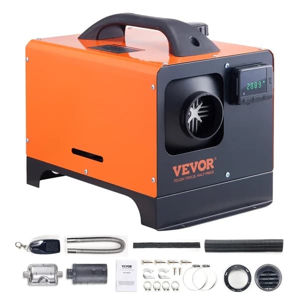 Diesel luftvarmer, 5KW, Fjernbetjening