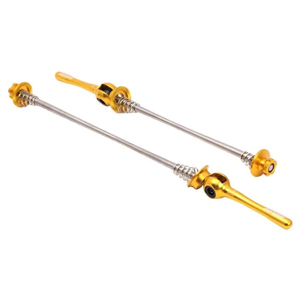 Msc Ultralight Wheel Skewers Titanium Axle Keltainen,Hopeinen