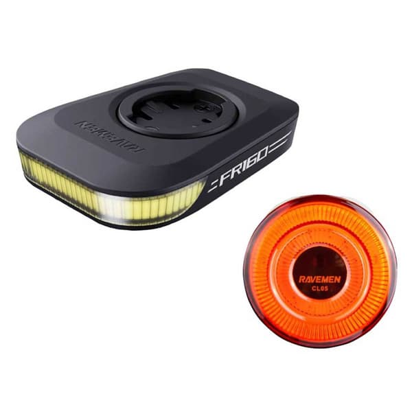 Ravemen Lys Sæt Fr160/cl05 Orange,Sort 160 Lumens
