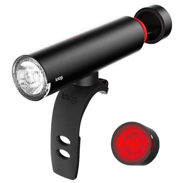 Knog Lys Sæt Pwr Rider+redcap Sort 450 Lumens