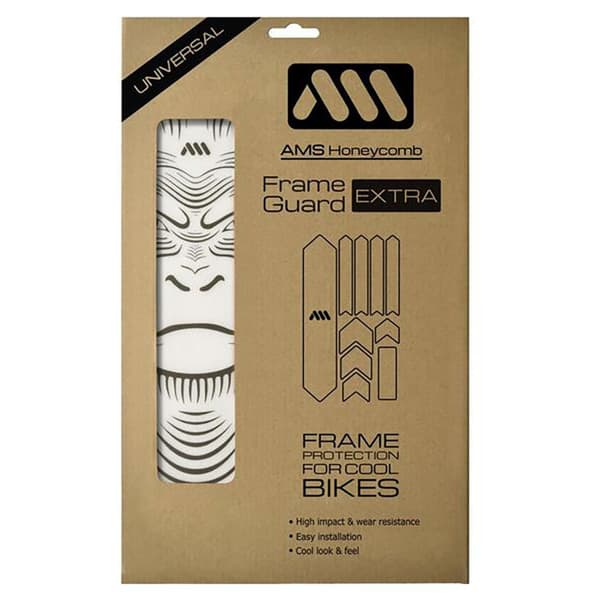 All Mountain Style Frame Guard Extra Stickers Honeycomb Vit,Svart