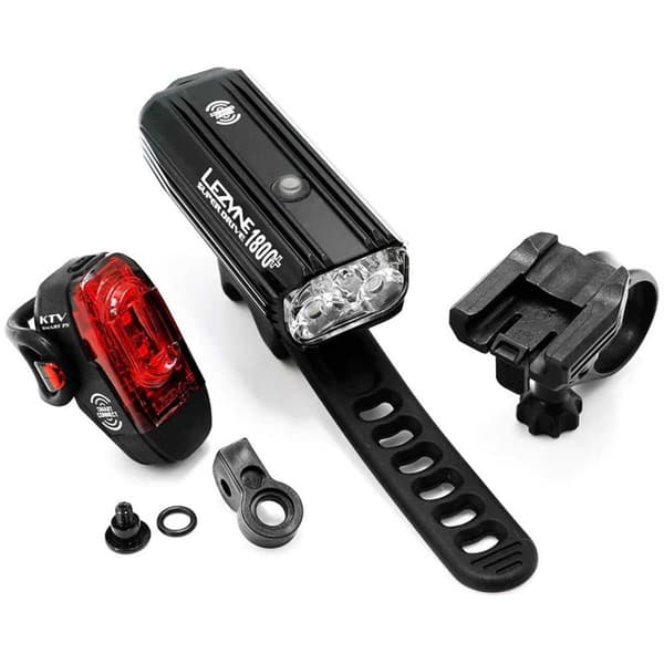 Lezyne Lys Sæt Super Drive Smart 1800+/ktv Pro Smart Loaded Kit Søvfarvet 1800 / 75 Lumens