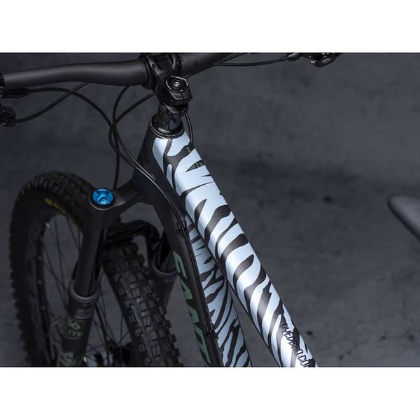 Dyedbro Klistermærker Til Cykelramme Zebra Hvid