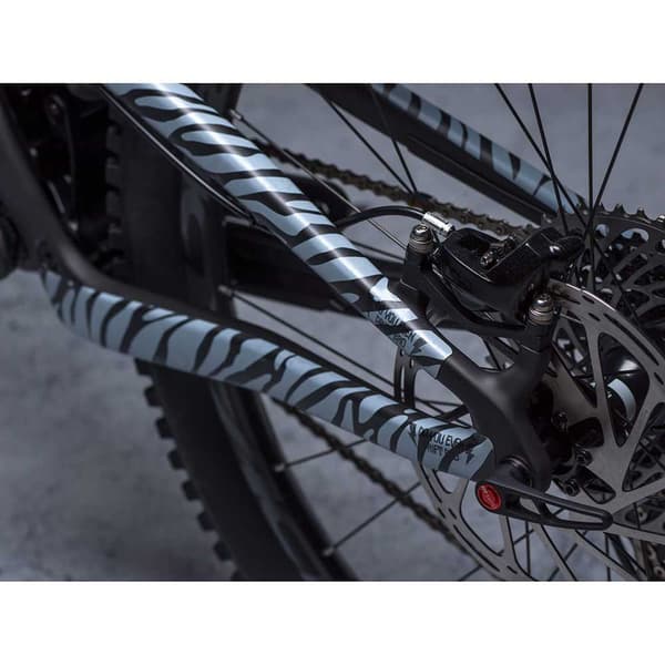 Dyedbro Klistermærker Til Cykelramme Zebra Hvid