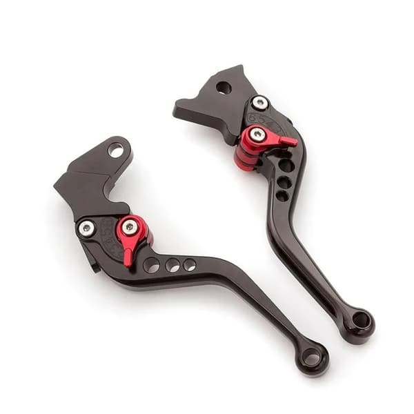 Moottoripyörän jarru- ja kytkinkahvat, yhteensopivat Vespa PX Disc -malleihin, ergonomiset kahvakahvat, Lyhyt Musta
