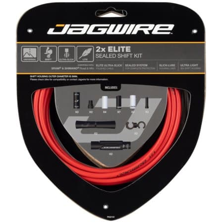 Jagwire Elite Förseglad Skift Kit 2 Unidades Röd
