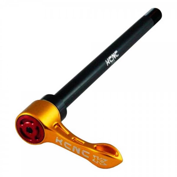 Kcnc Hurtig Frigivelse Skewer Kqr07 Al6061 Pressclick Rock Shox Gul 12 x 148 mm