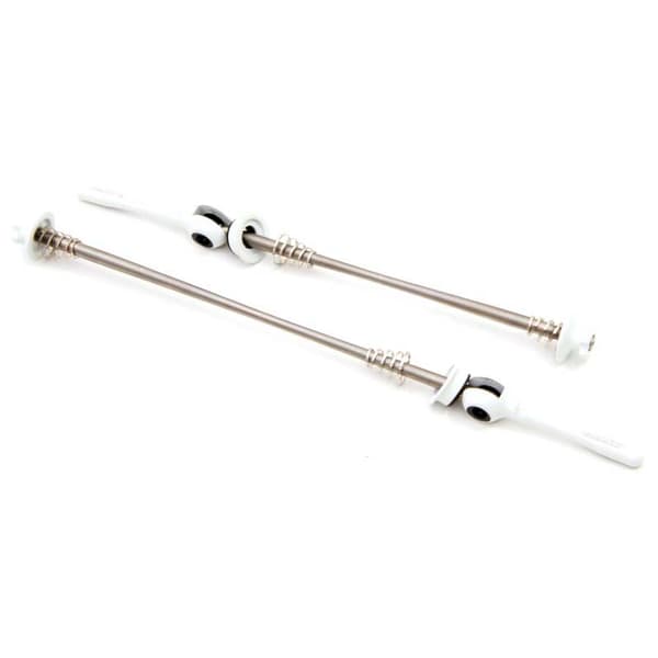 Msc Pyörän Vartaat Titanium Axle Ultralight Valkoinen,Hopeinen