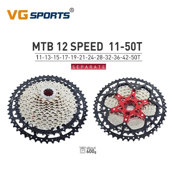 Cykelkassett, Bred Kompatibilitet, Hållbar Konstruktion, 11 S 11-42T svart