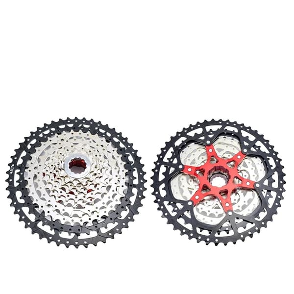 Cykelkassett, Bred Kompatibilitet, Hållbar Konstruktion, 11 S 11-42T svart