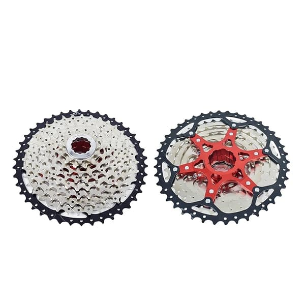Cykelkassett, Bred Kompatibilitet, Hållbar Konstruktion, 11 S 11-42T svart