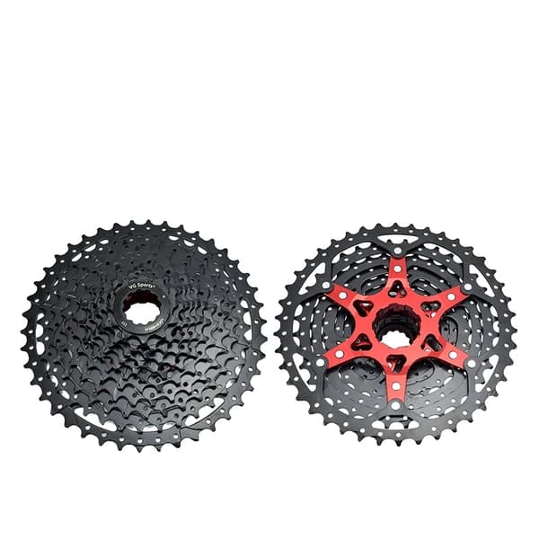 Cykelkassett, Bred Kompatibilitet, Hållbar Konstruktion, 11 S 11-42T svart