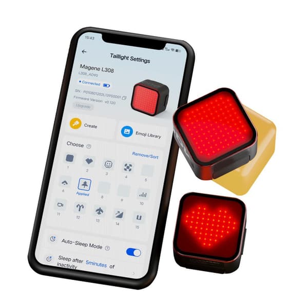 Magene L308 Takavalo Punainen 30 Lumens