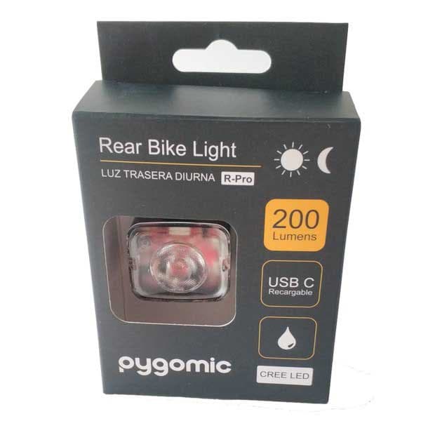 Pygomic R-pro Baglygte Transparent 200 Lumens