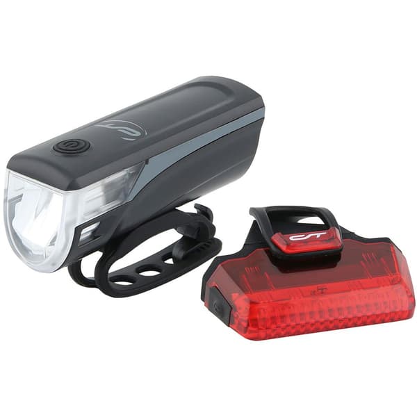 Contec Speed Led Usb Cykellampesæt Søvfarvet 20 Lux