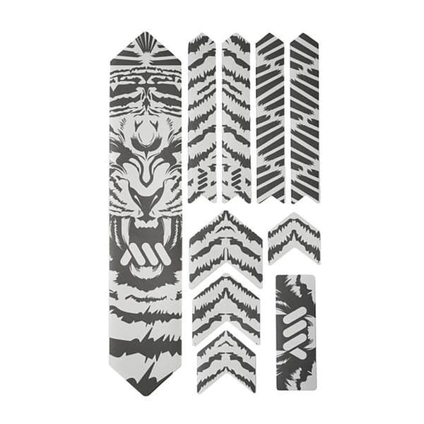 All Mountain Style Frame Guard Extra Stickers Honeycomb Durchsichtig