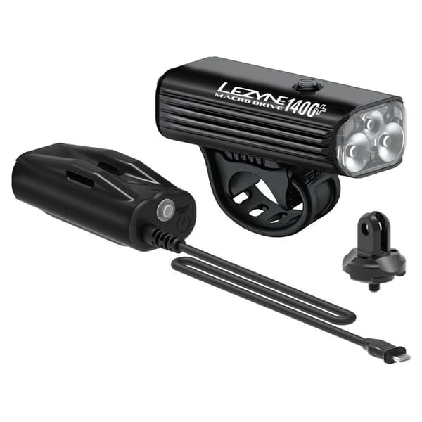 Lezyne Macro Drive 1400+ Usb Forlygte Sort 1400 Lumens