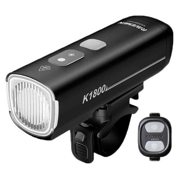 Ravemen K1800 Forlygte Søvfarvet 1800 Lumens