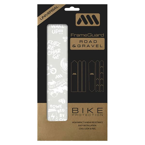 All Mountain Style Ram Skydda Klistermärken Gravel/road Coffee