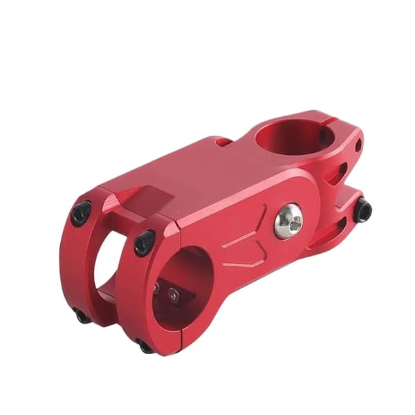 Cykelstyre, robust aluminiumlegering, justerbar höjddesign,Röd